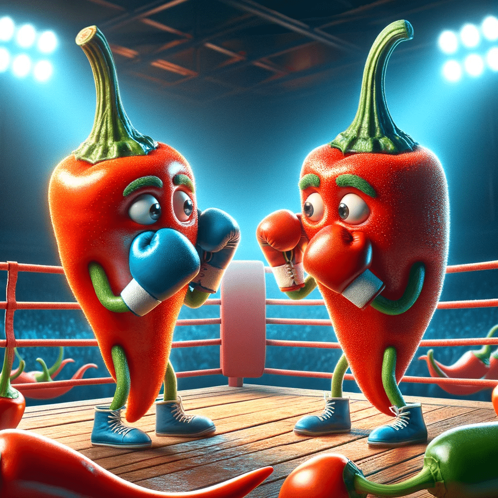 2 Chillies beim Boxen